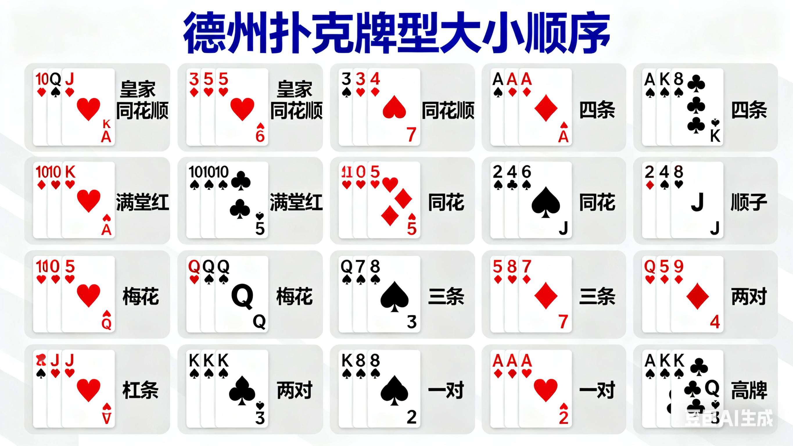德州扑克基本规则_德州扑克目标_德州扑克入门教程