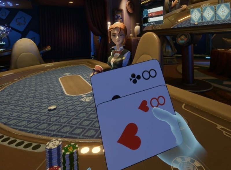 Lucky Night Texas Holdem VR VR游戏开发交互设计_德州扑克小游戏在线玩_VR德州扑克游戏操作优化