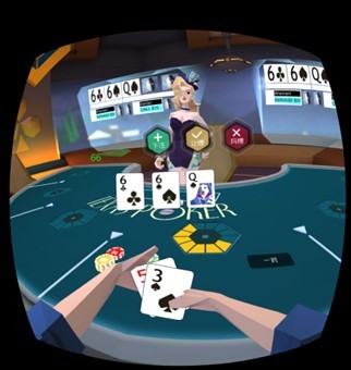 VR德州扑克游戏操作优化_德州扑克小游戏在线玩_Lucky Night Texas Holdem VR VR游戏开发交互设计
