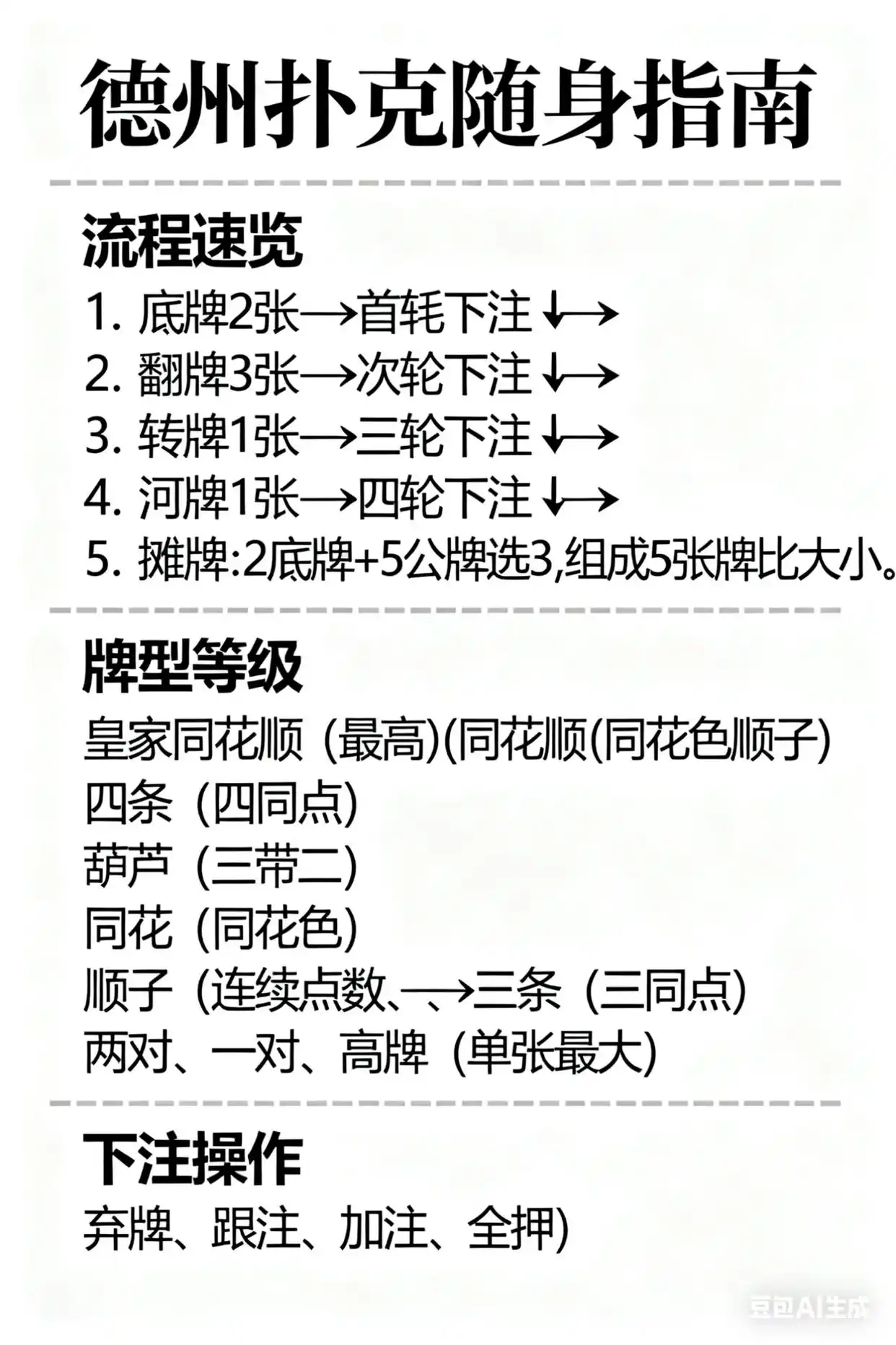 新手秒懂版_德州扑克加注有要求吗_德州扑克核心规则玩法