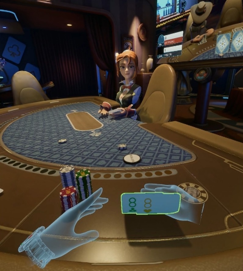 VR德州扑克游戏操作优化_Lucky Night Texas Holdem VR VR游戏开发交互设计_德州扑克游戏开发
