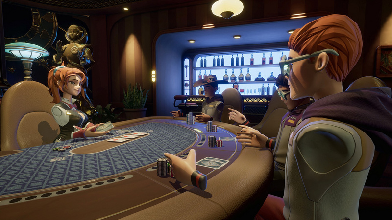 德州扑克游戏开发_VR德州扑克游戏操作优化_Lucky Night Texas Holdem VR VR游戏开发交互设计