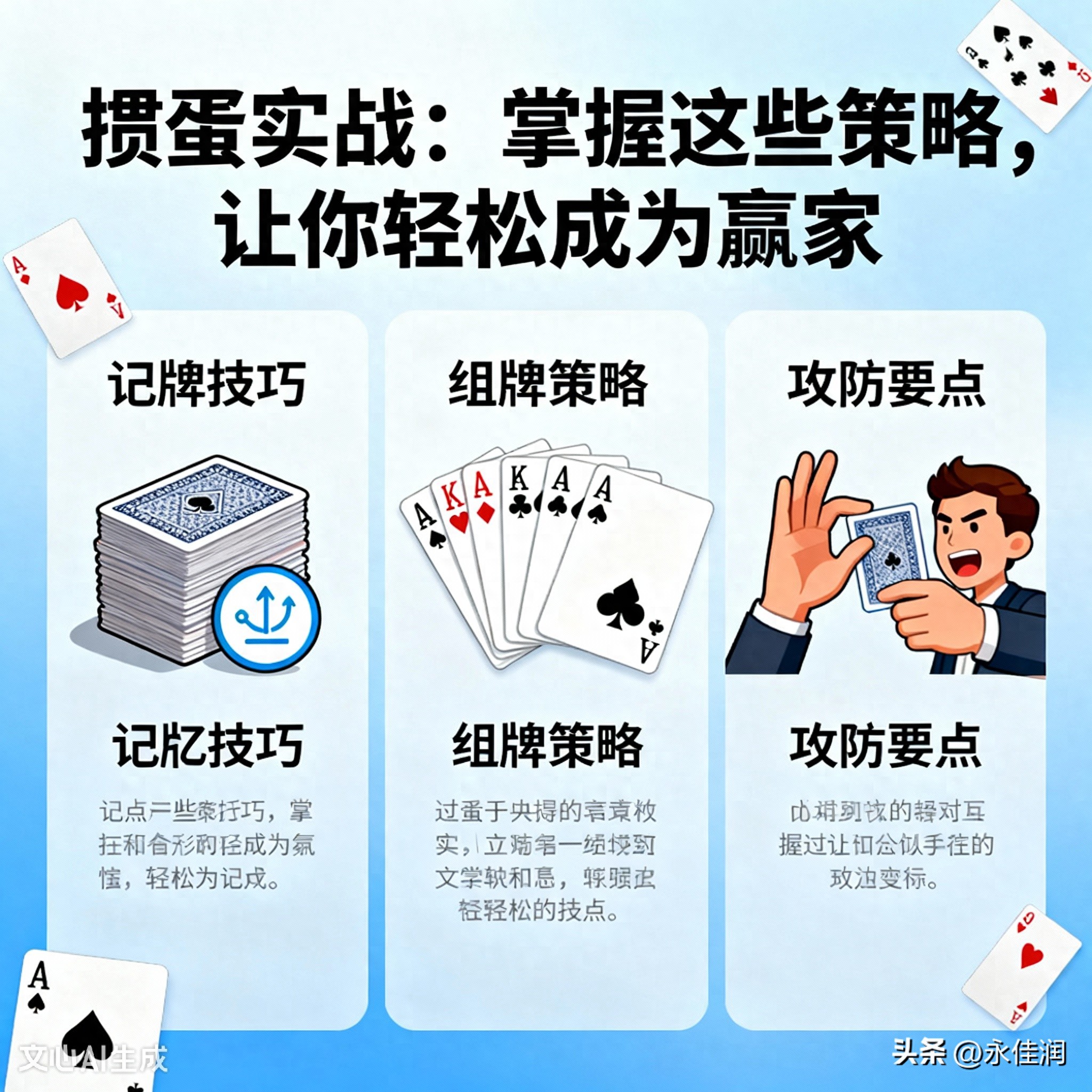 德州扑克激进原则_记牌技巧与组牌方法_掼蛋实战策略