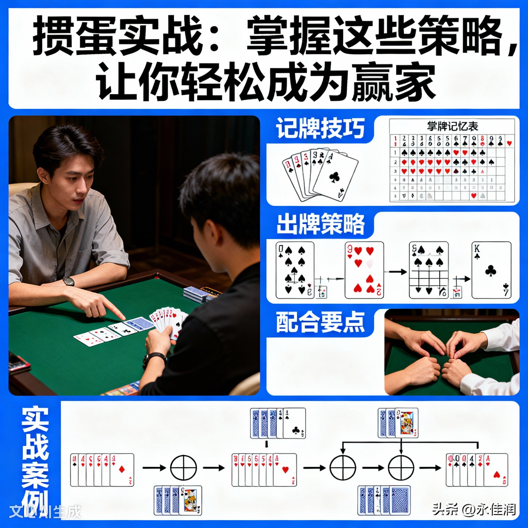 掼蛋实战策略_记牌技巧与组牌方法_德州扑克激进原则