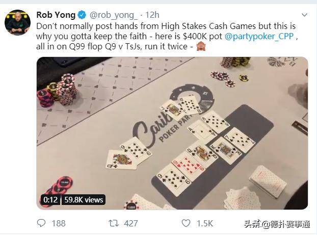 德州扑克 bb_partypoker高额比赛 BB outs 概率计算