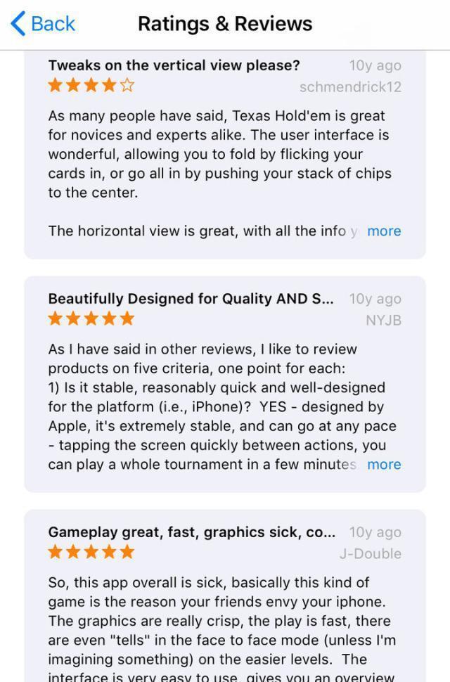 App Store史上第一款棋牌游戏_苹果德州扑克游戏_德州扑克小游戏